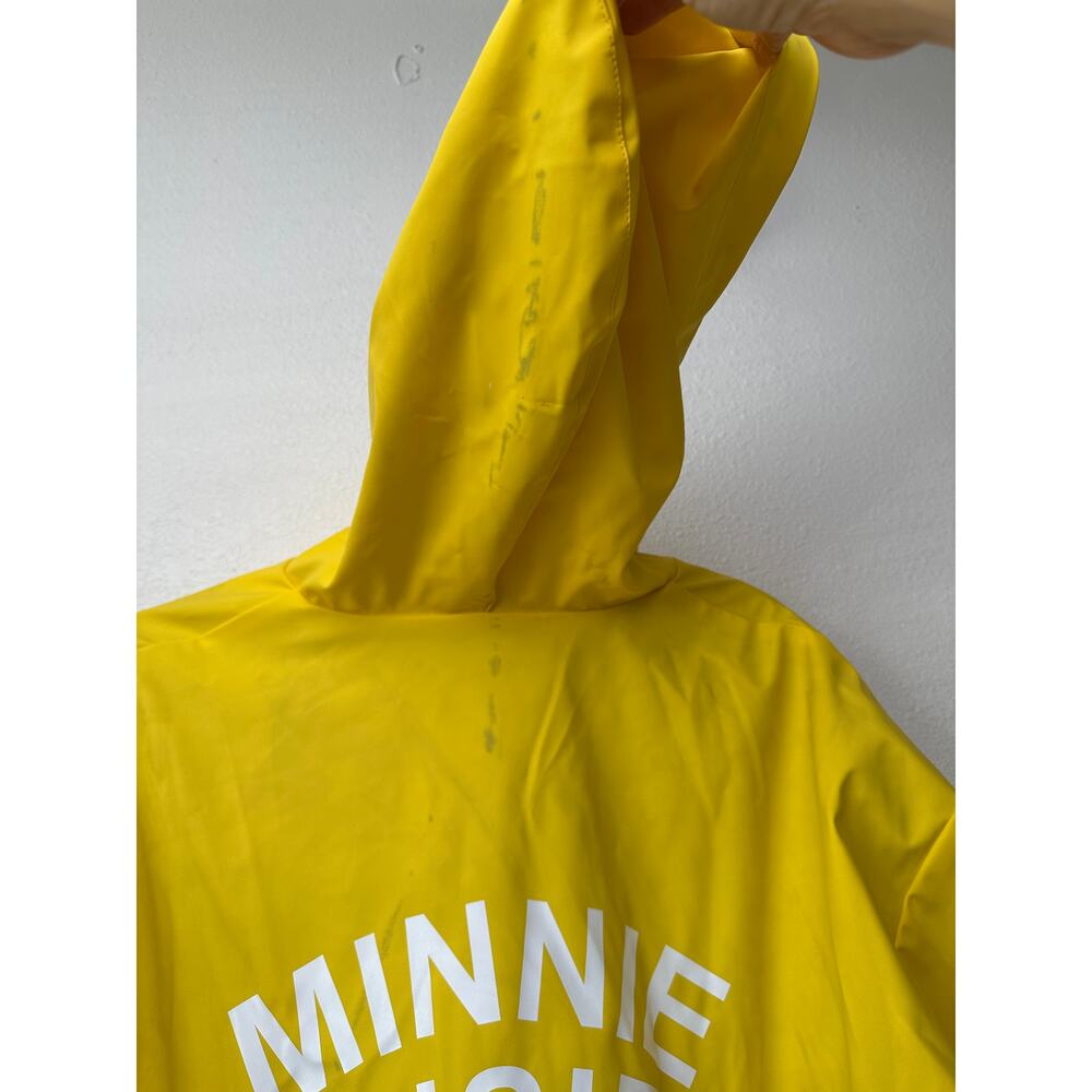 Disney Paris Minnie Mouse Yellow Rain Jacket Women XL - Picture 9 of 16